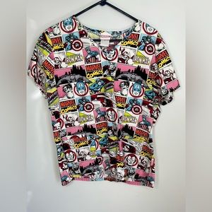 Marvel Scrub Top